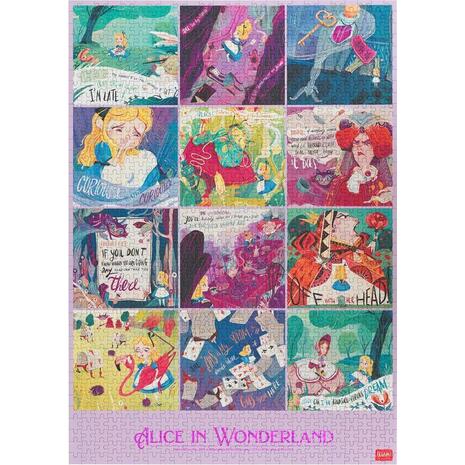 Παζλ LEGAMI 1000 τεμαχίων Alice in wonderland PUZ0005